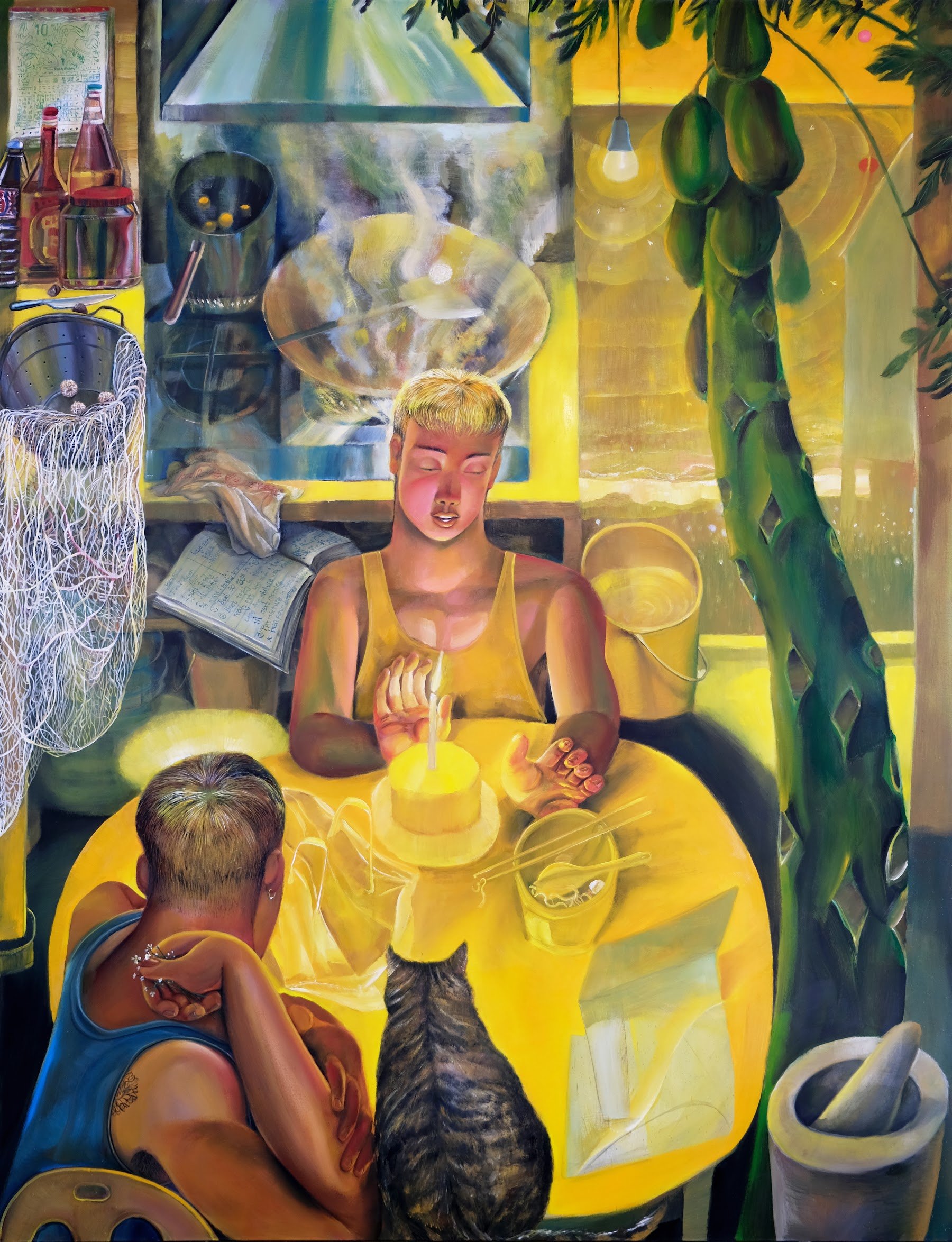 This image illustrates the link to the exhibition titled Mama’s In The Kitchen